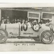 (249)1920 Duesenberg Race Car #10, Tommy Milton driver, people gathered