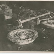 (297)Parts from 1920 Duesenberg Race Car #9, driver Eddie O'Donnell