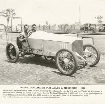 (403)Driver Ralph DePalma & Tom Alley, 1914 Mercedes Race Car, Indianapolis