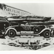 (425)1928 Auburn 8-115 Speedster, on display, Daytona Beach, FL