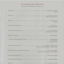 (42-01L) Founder's Day Program Information