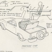 (47-01) Sketches for Parade Car-1978 Ford Ranchero