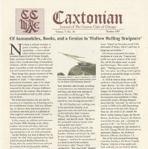 (50-01) Caxtonian, Journal of The Caxton Club of Chicago Vol. V, No. 10