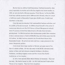 (87-01E) Cord Biography Manuscript