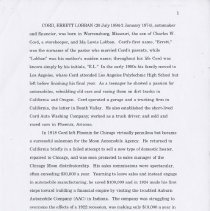(87-01) Cord Biography Manuscript