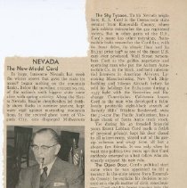 (97-01) Newspaper Clipping-The New-Model Cord