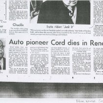 (107-01) Articles on Cord's Death