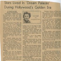 (116-01) Excerpt from and Article about 'Dream Palaces'