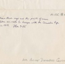 (181-01) Photos of Family and Friends of the Duesenbergs