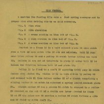 (355-01) Tile Feeder Notes with Sketches