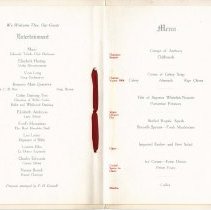 (307-01B) Program for Champion Spark Plug Co. Banquet Program