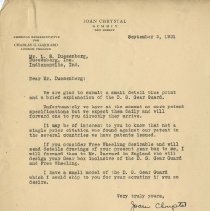 (401-01) Correspondence