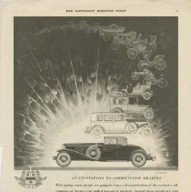 (487-01) Cord Front Drive - Saturday Evening Post, April 12, 1930