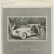 (491-01) Cord- Esquire- Aug. 1936