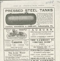 (447-01) Auburn- Cycle and Automobile Trade Journal- June 1, 1908