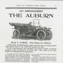 (450-03) Auburn- Cycle and Automobile Trade Journal- 1911