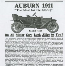 (450-04) Auburn 1911 flyer