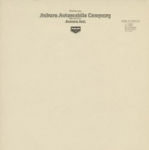 (01-01E) Blank Auburn Automobile Stationary