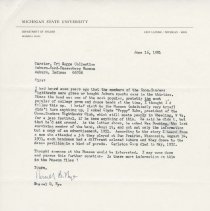 (33-03)Letter to Auburn Cord Duesenberg Museum Curator from Russel Nye