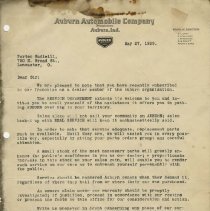 (55-01) Letter to Porter Rudisell from V.C. Clark