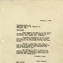 (124-01) Letter to Conselman Motor Co. ,1934