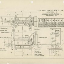 (874-01) Oil Well Pumping Power Unit, Lycoming- 1937
