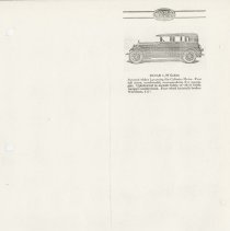 (886-01K) Folder 886- Lycoming Passenger Cars and Trucks Booklet- 1926