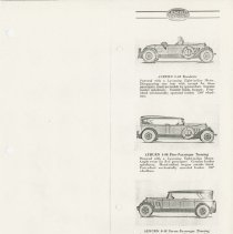 (886-01D) Folder 886- Lycoming Passenger Cars and Trucks Booklet- 1926