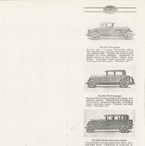 (886-01H) Folder 886- Lycoming Passenger Cars and Trucks Booklet- 1926