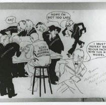 (162-01) Cartoon Image from Auburn Accelerator, 1930