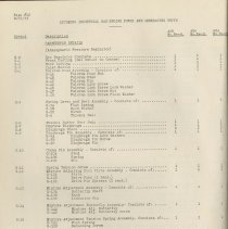 (879-01M) Folder 879- Lycoming Alphabetical and Numerical Parts Lists- 1939
