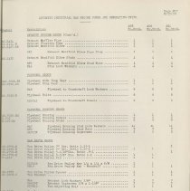 (879-01T) Folder 879- Lycoming Alphabetical and Numerical Parts Lists- 1939