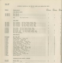 (879-01U) Folder 879- Lycoming Alphabetical and Numerical Parts Lists- 1939