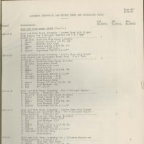 (879-01AD) Folder 879- Lycoming Alphabetical and Numerical Parts Lists- 193