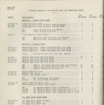 (879-01AI) Folder 879- Lycoming Alphabetical and Numerical Parts Lists- 193