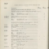 (879-01AQ) Folder 879- Lycoming Alphabetical and Numerical Parts Lists- 193