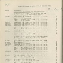 (879-01AW) Folder 879- Lycoming Alphabetical and Numerical Parts Lists- 193