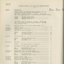 (879-01BA) Folder 879- Lycoming Alphabetical and Numerical Parts Lists- 193