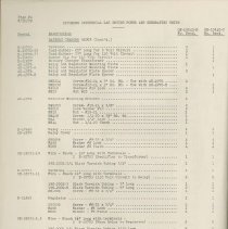 (879-01G) Folder 879- Lycoming Alphabetical and Numerical Parts Lists- 1939