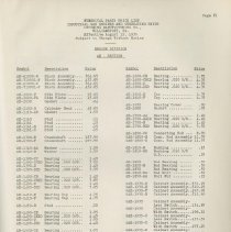 (879-01CG) Folder 879- Lycoming Alphabetical and Numerical Parts Lists- 193