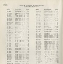 (879-01CJ) Folder 879- Lycoming Alphabetical and Numerical Parts Lists- 193