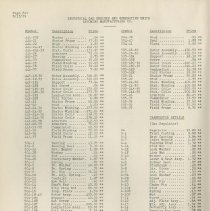 (879-01CP) Folder 879- Lycoming Alphabetical and Numerical Parts Lists- 193