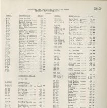 (879-01CQ) Folder 879- Lycoming Alphabetical and Numerical Parts Lists- 193