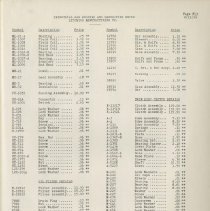 (879-01CS) Folder 879- Lycoming Alphabetical and Numerical Parts Lists- 193