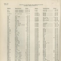 (879-01CT) Folder 879- Lycoming Alphabetical and Numerical Parts Lists- 193