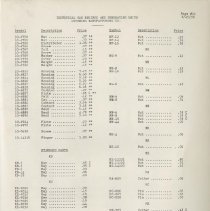 (879-01CU) Folder 879- Lycoming Alphabetical and Numerical Parts Lists- 193
