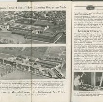 (880-01D) Folder 880- Powered by Lycoming Booklet- 1927