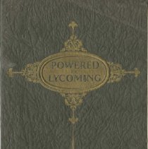 (880-01) Folder 880- Powered by Lycoming Booklet- 1927