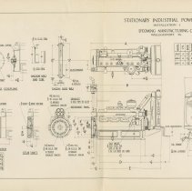 (883-01) Folder 883- Stationary Industrial Power Unit Diagram- 1937