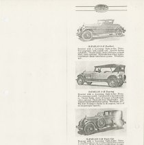 (886-01O) Folder 886- Lycoming Passenger Cars and Trucks Booklet- 1926